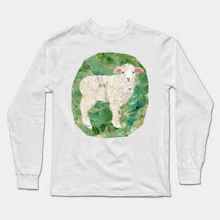 Lamb (with background) Long Sleeve T-Shirt